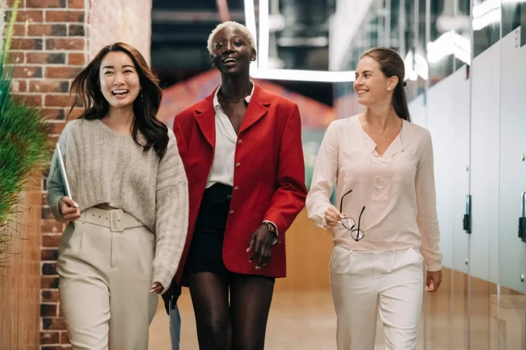 Photo by Alexander Suhorucov: https://www.pexels.com/photo/successful-multiethnic-business-colleagues-in-modern-office-6457579/ -- professionals; partnerships