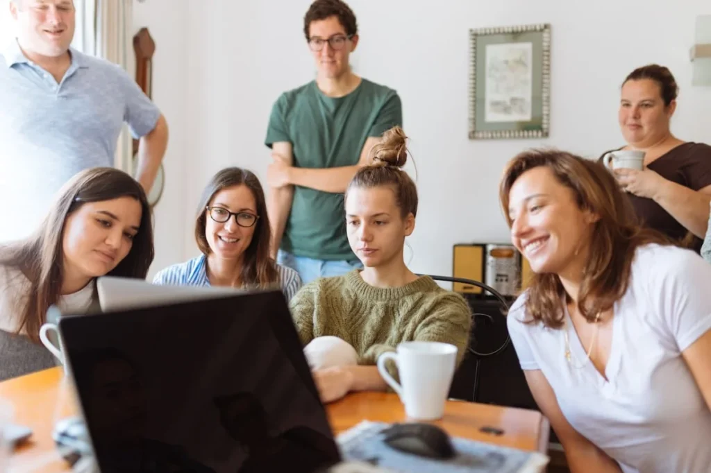 https://www.pexels.com/photo/people-looking-at-laptop-computer-1595391/ Image Title: Engaging the Remote Crowd Alt-Text: Learn the best practices for virtual event planning Image Description: A photo of a group of people looking at a laptop computer