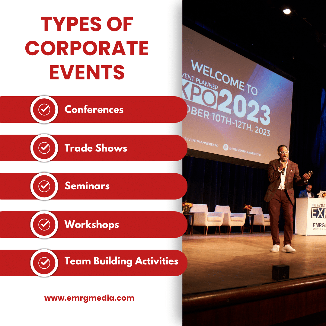 types of corporate events