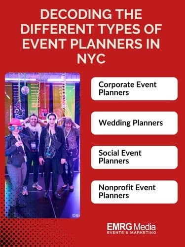 decoding the different types of event planners in nyc