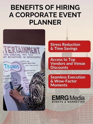 benefits of hiring a corporate event planner