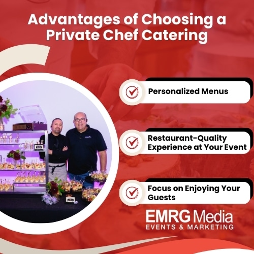 advantages of choosing a private chef catering
