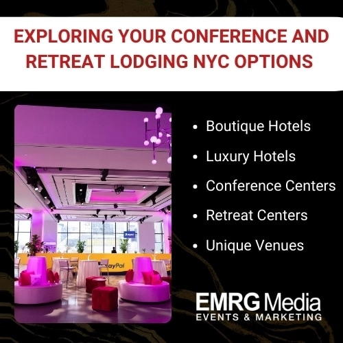 exploring your conference and retreat lodging NYC