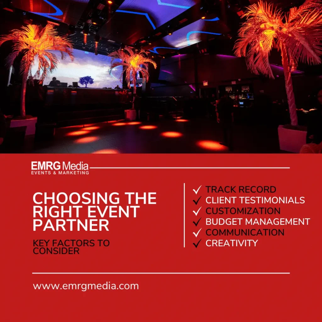 CHOOSING THE RIGHT EVENT PLANNER