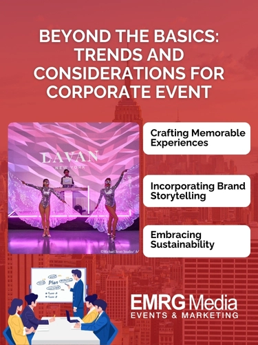 trends and considerations for corporate event