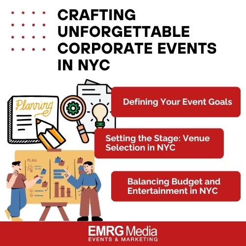 crafting unforgettable corporate events in NYC