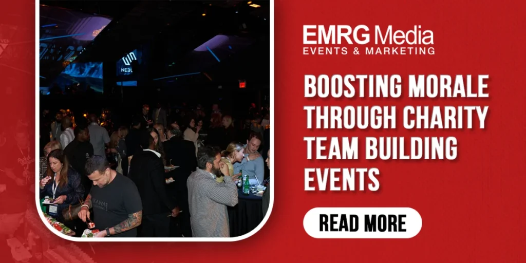 boosting morale through charity team building events