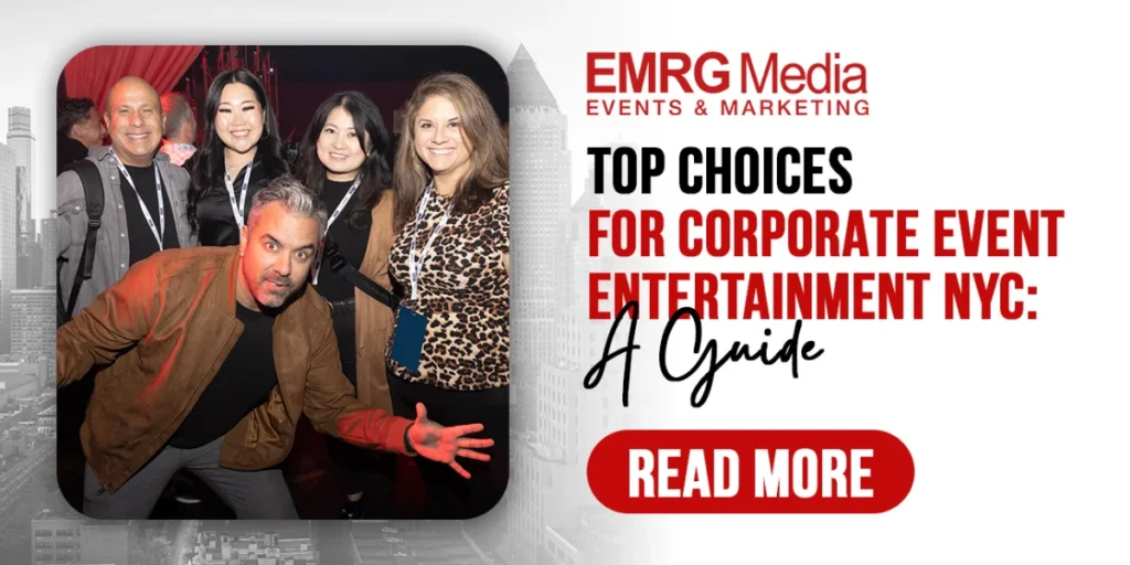 top choices for corporate event entertainment NYC