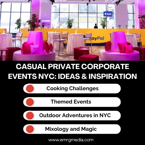 casual private corporate NYC ideas
