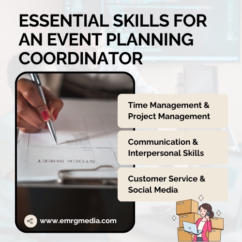 essential skills for event planning coordinator