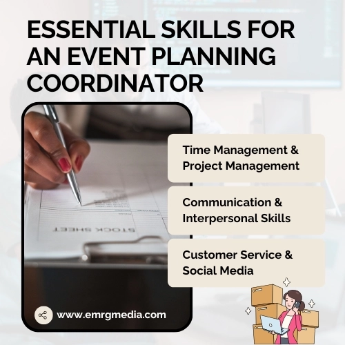essential skills for event planning coordinator