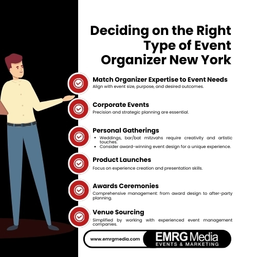 deciding on the right type of event organizer new york
