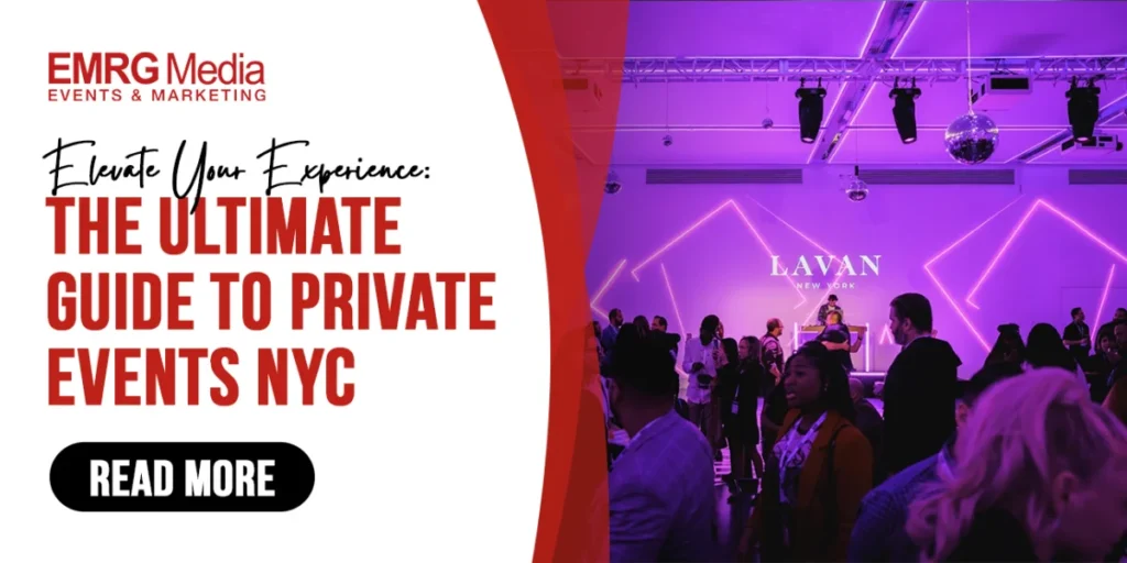 guide to private events NYC