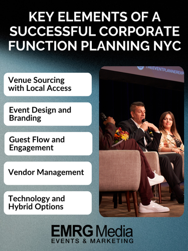 key elements of a successful corporate function planning nyc