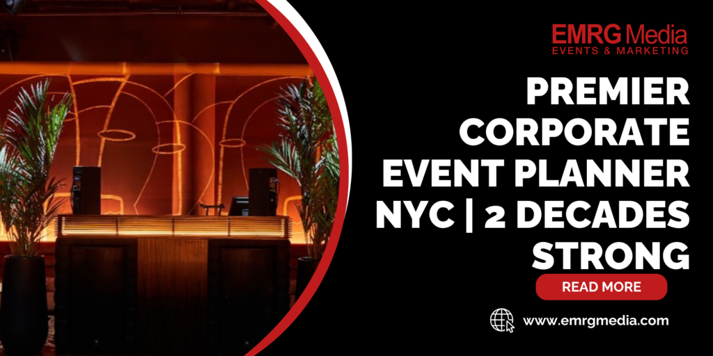 Elegant bar and lounge design with warm lighting and modern decor, showcasing NYC’s top event planning expertise by EMRG