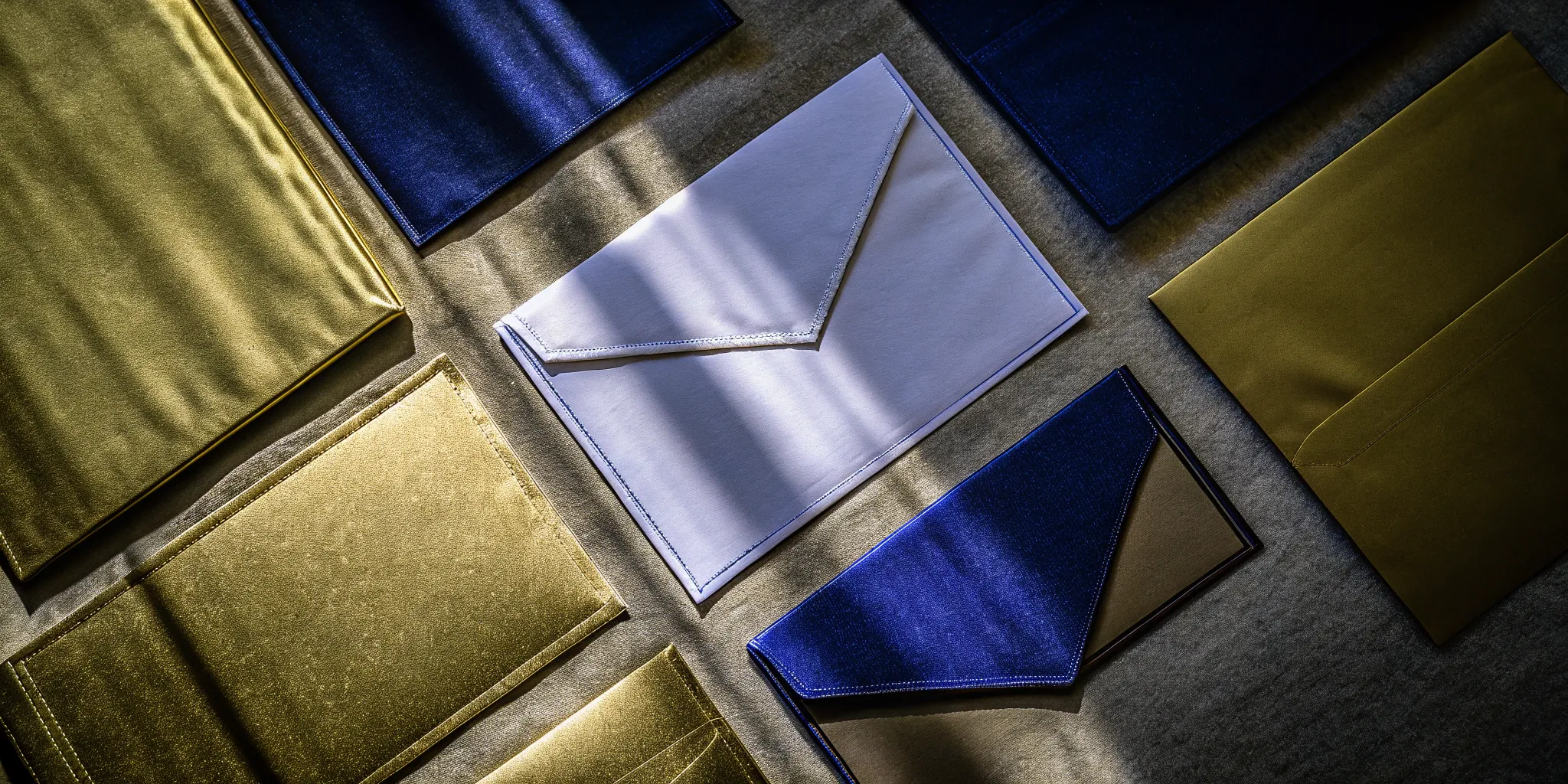 Event promotion strategies using colorful envelopes.