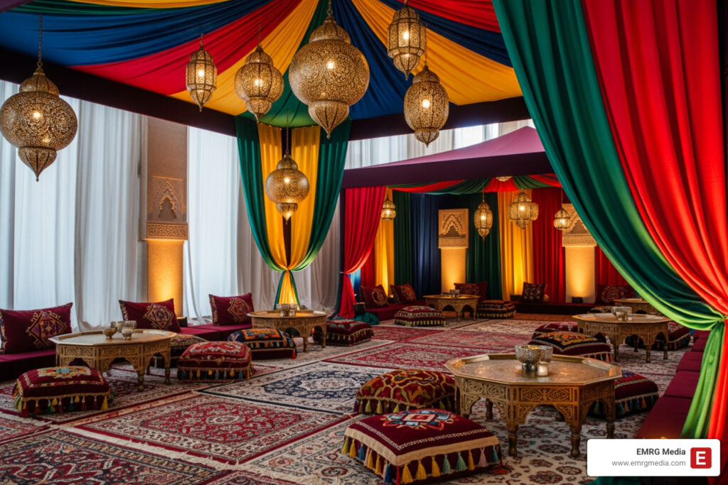 Moroccan themed event