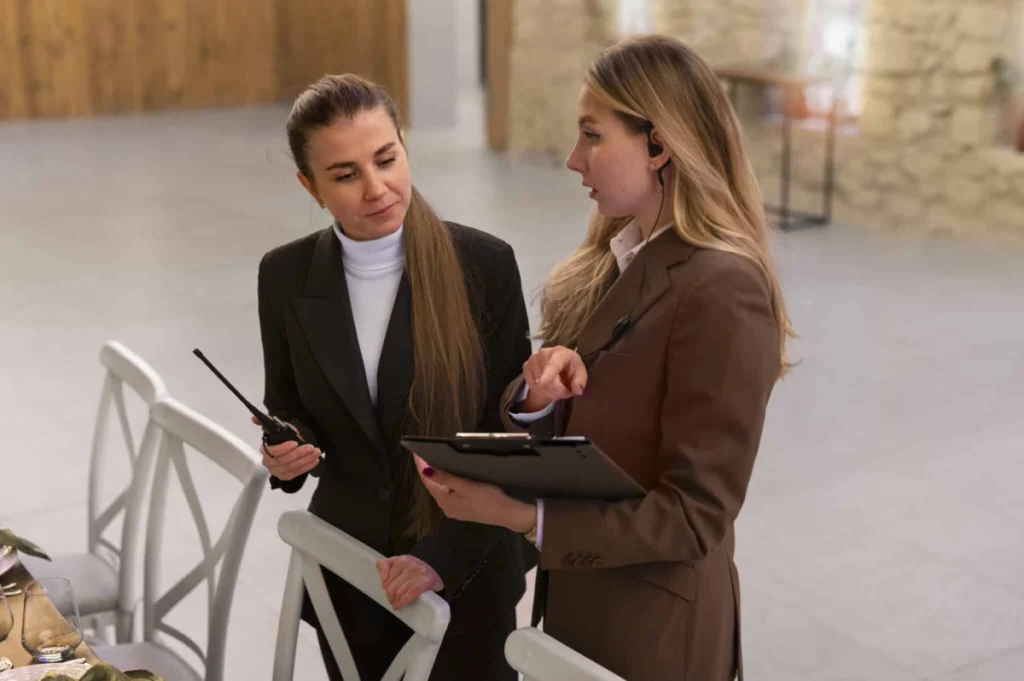 female-wedding-planner-working-ceremony