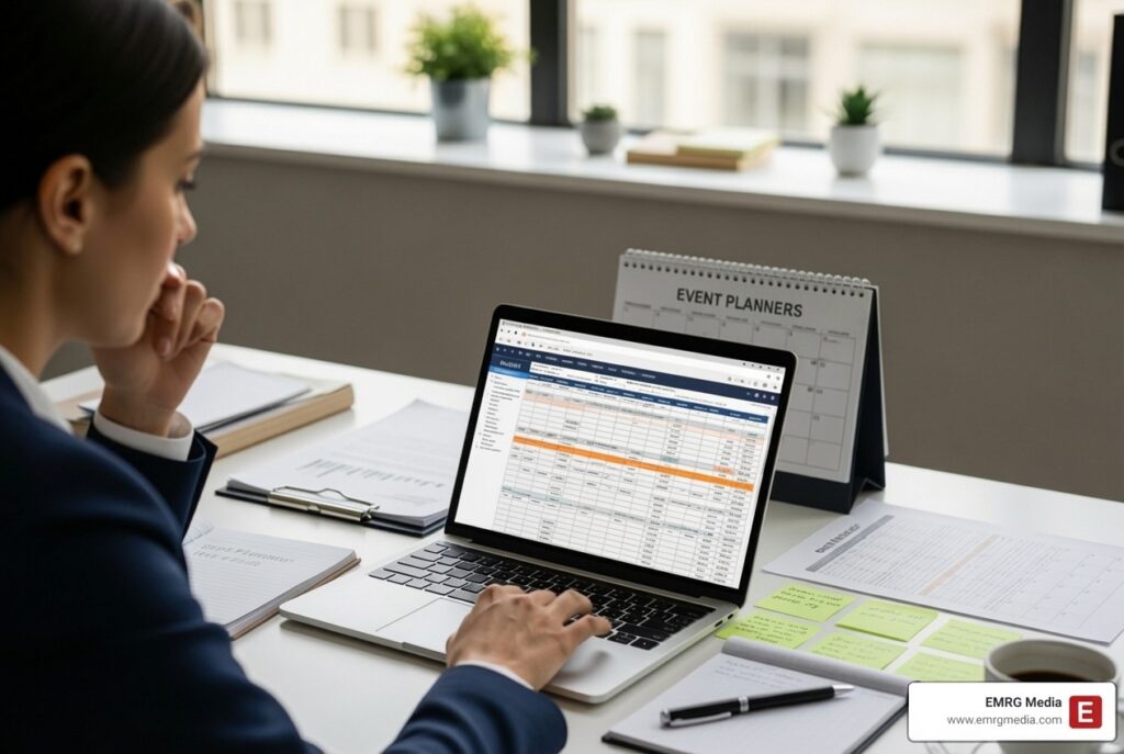 event planning cost breakdown