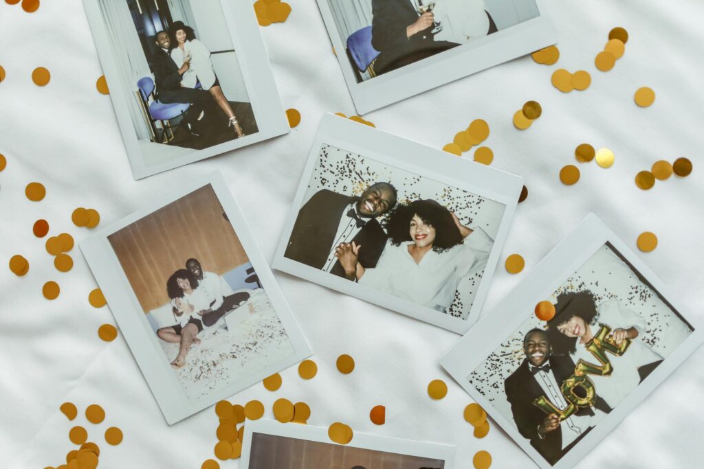 Photo by Polina Tankilevitch: https://www.pexels.com/photo/polaroid-pictures-on-white-surface-6429517/