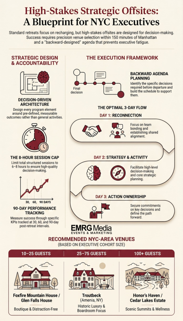 Blueprint blueprint for high-stakes leadership offsites, planning successful outdoor corporate events nyc summer