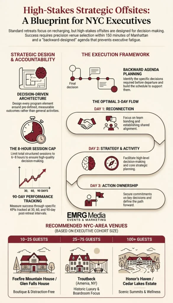 Blueprint blueprint for high-stakes leadership offsites, planning successful outdoor corporate events nyc summer