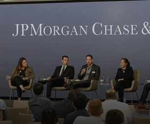 Panel discussion during a corporate leadership summit organized by EMRG Media in New York City.