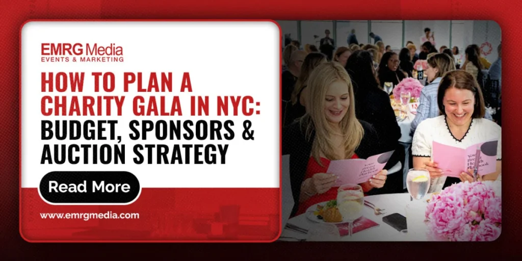Featured blog header for how to plan a charity gala in NYC.