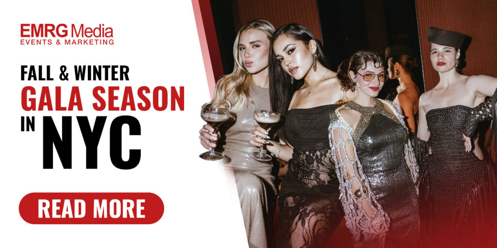 Guests enjoying a black-tie evening during the fall and winter nyc gala season 2026