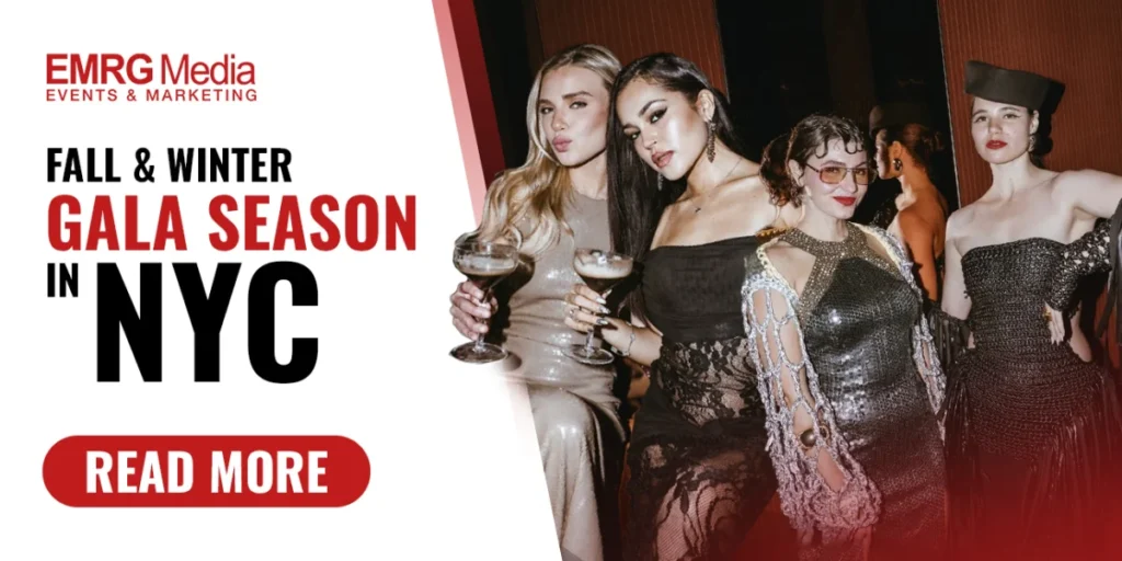 Guests enjoying a black-tie evening during the fall and winter nyc gala season 2026
