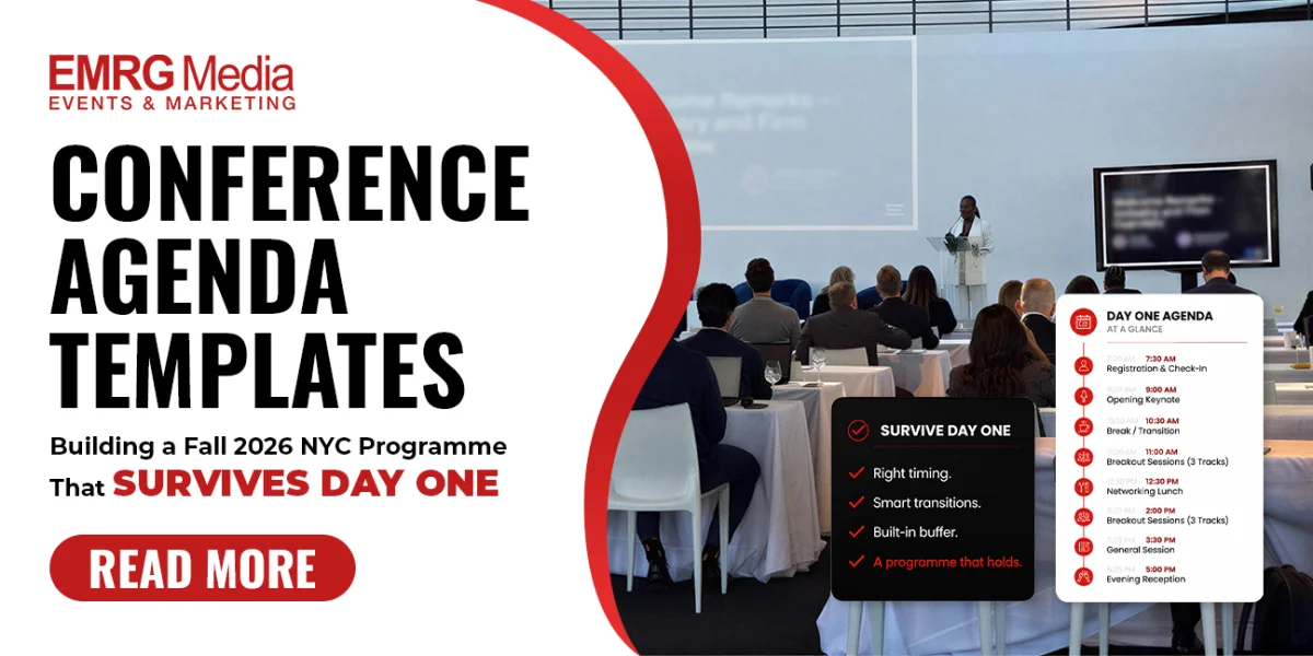 Conference Agenda Templates: Building a Fall 2026 NYC Programme That Survives Day One