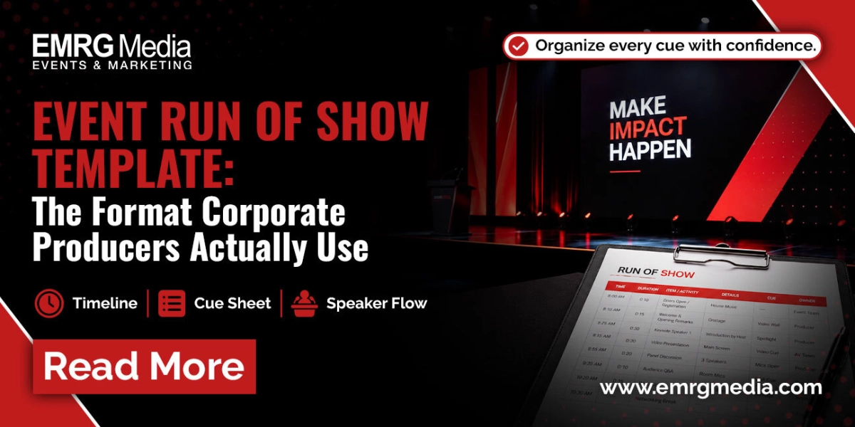 Event Run of Show Template: The Format Corporate Producers Actually Use