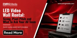 Guide checklist for corporate stage LED video wall rental sizing and pixel pitch planning