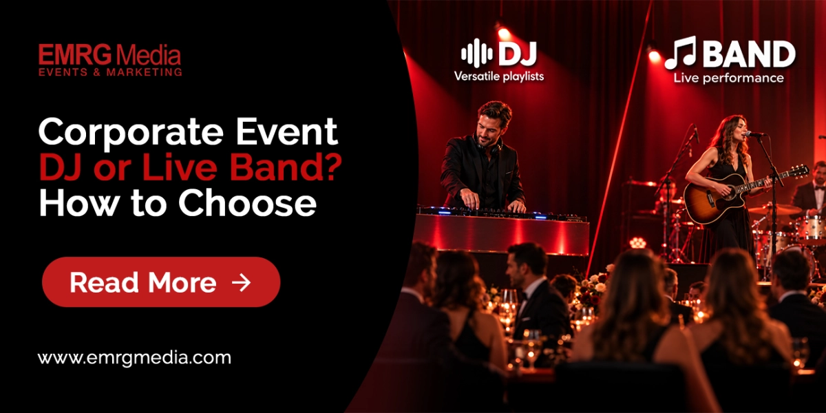Corporate Event DJ or Live Band? How to Choose